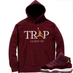 Match Jordan 11 Velvet GS | Trap Jumpin | Maroon Hoodie