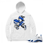 Hyper Royal 14s Match Hoodie - White - Double Up