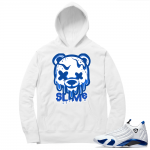 Hyper Royal 14s Match Hoodie - White - Slime Bear