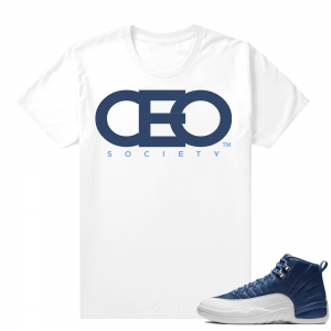 Shirts to match Indigo 12s - White - CEO Society