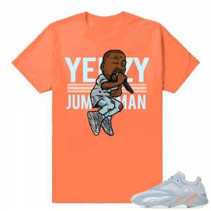 Inertia Yeezy 700 | Yeezy Over Jumpman | Hyper Orange shirt