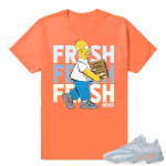 Inertia Yeezy 700 | Fresh Homer | Hyper Orange Shirt