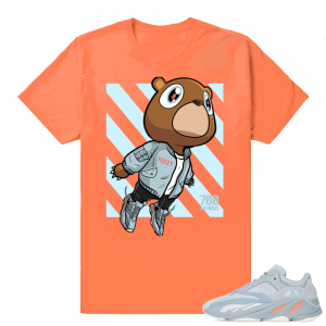 Inertia Yeezy 700 | Boost Bear 700 | Hyper Orange shirt