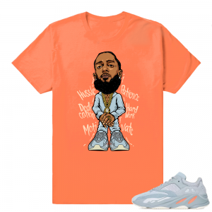 Inertia Yeezy 700 | Nipsey Hussle | Hyper Orange Shirt