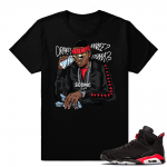 Soulja Boy | Infrared 6s | Black shirt