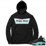 Island Green 13s Hoodies black - Krispy Klean Sneakers