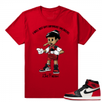 Jordan 1 Bred Toe Sneaker tees Red Live Fresh Pinocchio