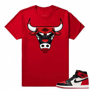 Jordan 1 Bred Toe Sneaker tees Red Rare Air Bull 1s