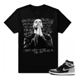 Shadow 1s ing t shirts  6 Gods Plan  Black Tee