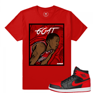 Match Banned 1s Jordan Retro | GOAT | Red T shirt