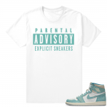 Turbo Green 1s | Explicit Sneakers | White Shirt