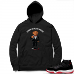 Jordan 11 Bred Hoodies black - Cheers to my Haters