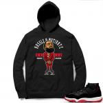 Jordan 11 Bred Hoodies black - Nipsey Hussle Motivate