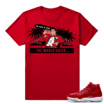 Jordan 11 Win Like 96 Gym Red Sneaker tees Red The World Chico