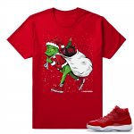 Jordan 11 Win Like 96 Gym Red Sneaker tees Sneakerhead Grinch