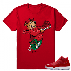 Jordan 11 Win Like 96 Sneaker tees Red Live Fresh Yogi