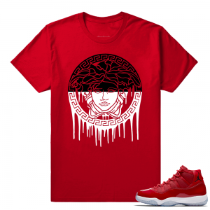 Jordan 11 Win Like 96 Sneaker tees Red Medusa Drip