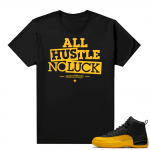 University Gold 12s shirts - Black - All Hustle