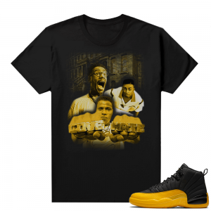 University Gold 12s shirts - Black - Do the Right Thing Canvas