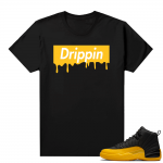 University Gold 12s shirts - Black - Drip Box