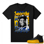 University Gold 12s shirts - Black - The Kid Griffey