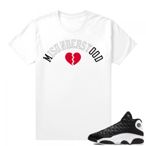 Reverse He Got Game Jordan 13 shirt White - Misunderstood