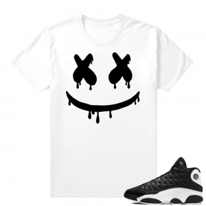 Reverse He Got Game Jordan 13 shirt White - Smiley Drip