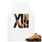 Match Air Jordan 13 Chutney | Rare Air 13 | White Tank Tee