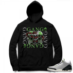 Match Chlorophyll 3s | Gang Gang | Black Hoodie