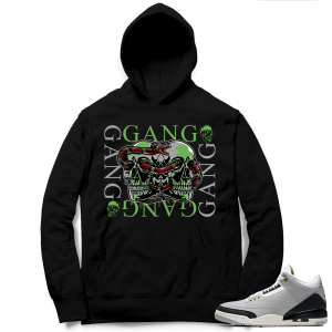 Match Chlorophyll 3s | Gang Gang | Black Hoodie