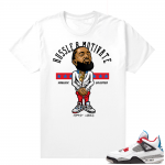 WHAT THE 4s shirt White - Nipsey Hussle Motivate