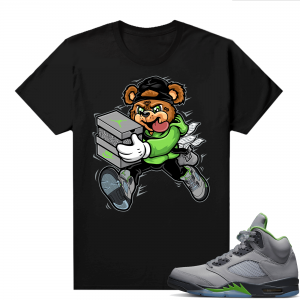 Jordan 5 Green Bean Shirts - Black Bear Sneaker Heist