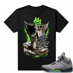 Jordan 5 Green Bean Shirts - Black Count your Blessings