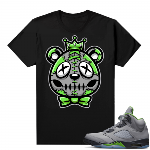 Jordan 5 Green Bean Shirts - Black Dead Bear