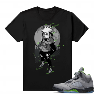 Jordan 5 Green Bean Shirts - Black Minato