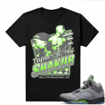 Jordan 5 Green Bean Shirts - Black Real Eyes