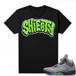 Jordan 5 Green Bean Shirts - Black Shiesty Drip