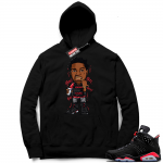 Infrared 6s Black | Kodack Black Glee | Black Hoodie