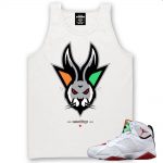 Jordan 7 Hare Tank Tees to match 'Hare Icon' White Tank