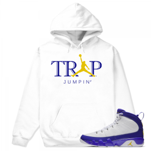 Match Jordan 9 Kobe | Trap Jumpin | White Hoodie