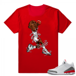 Katrina 3s shirt clothing  MJ x Katrina 3s  Red tee