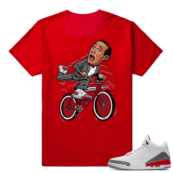 Katrina 3s tees  Peewee in the 3s  Red tee