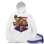 Match Jordan 9 Kobe | Kobe Tribute | White Hoodie