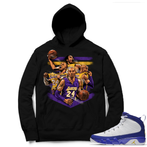 Match Jordan 9 Kobe | Kobe Tribute | Black Hoodie