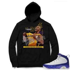 Match Jordan 9 Kobe | Black Mamba Remix | Black Hoodie