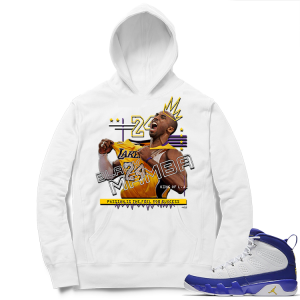 Match Jordan 9 Kobe | Black Mamba Remix | White Hoodie