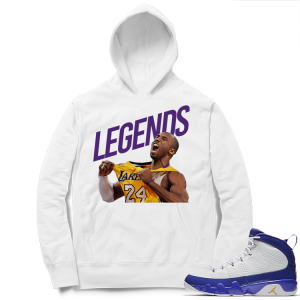 Match Jordan 9 Kobe | Kobe Legends | White Hoodie