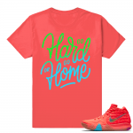 Kyrie 4 Lucky Charms Go Hard shirt  Go Hard  Coral Red Tee