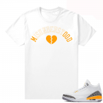 Sneaker shirts Laser Orange 3s - White - Misunderstood