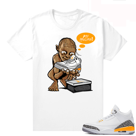 Sneaker shirts Jordan 3 Laser Orange - White - My Precious